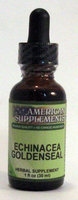 Echinacea Goldenseal No Chinese Ingredients American Supplements 1 oz Liquid