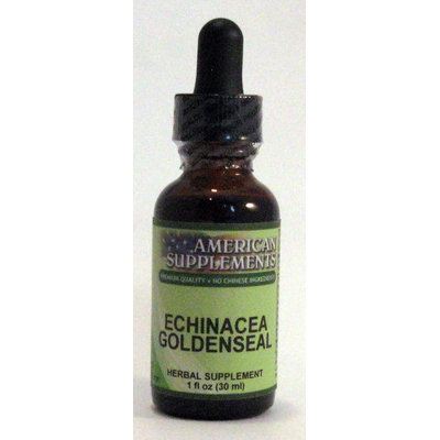 Echinacea Goldenseal No Chinese Ingredients American Supplements 1 oz Liquid
