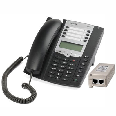 Powerdsine 6730i-PD-3501G/AC SIP VoIP Phone With 1 Port POE Injector