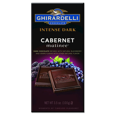 Ghirardelli Choco Bar Dark Cabernet Matinee