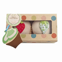 Baby Bunch Organic Cupcake Bodysuit 2 Pack 0-6 Month