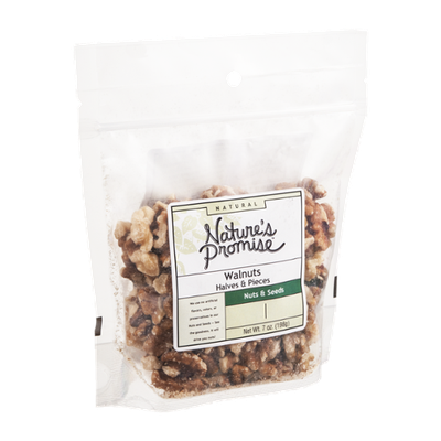 Nature's Promise Natural Walnuts Halves & Pieces