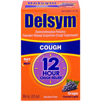 Delsym Adult 12-Hour Cough Relief Grape Cough Suppressant