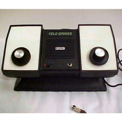 ATARI Sears Tele-Games PONG System From The Mid 1970's! ONE OF THE EARLIEST OF HOME VIDEO GAME SYSTEMS!