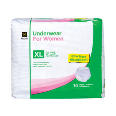 DG Health Underwear Max Absorbency Women - XL - 14ct