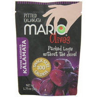 Mario Camacho Thyme Seasoned Pitted Kalamata Olives, 1.75-Ounce Packages (Pack of 10)