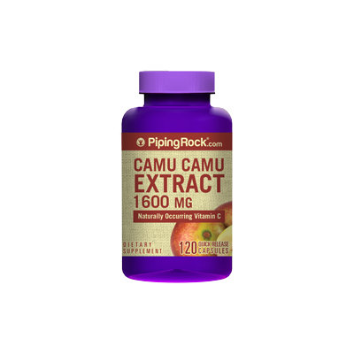 Piping Rock Camu Camu Extract 1600mg 120 Capsules