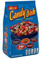 Hershey's Candy Dish Chocolate Assortment Miniatures