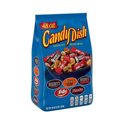 Hershey's Candy Dish Chocolate Assortment Miniatures