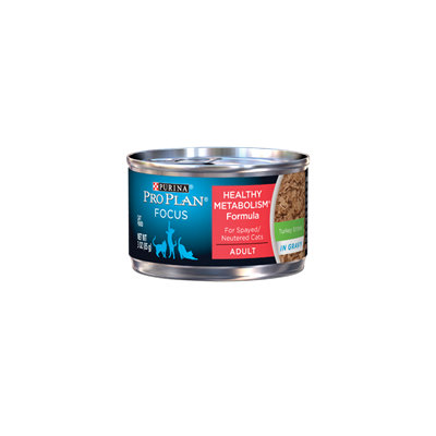 PRO PLAN® FOCUS ADULT Healthy Metabolism® Formula Turkey Entree In Gravy