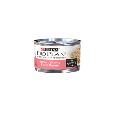 PRO PLAN® NUTRITION THAT PERFORM® Salmon, Shrimp & Rice Entree In Sauce