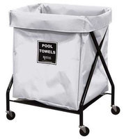 ROYAL BASKET TRUCK G08-WWX-XPA-3ONN Pool Towel X-Frame, 8 bu, white vi