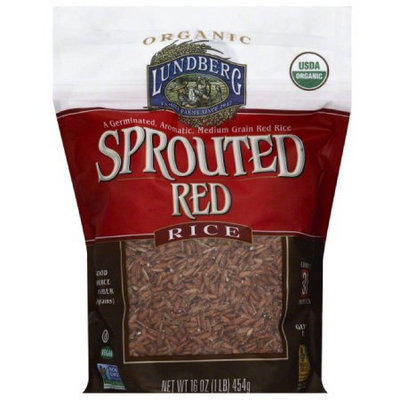 Lundberg Family Farms Lundberg Organic Sprouted Red Rice, 16 oz, (Pack of 12)