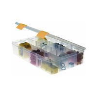 Creative Options 2-3730-05 3 Adjustable Compartment StowAway Organizer, Clear