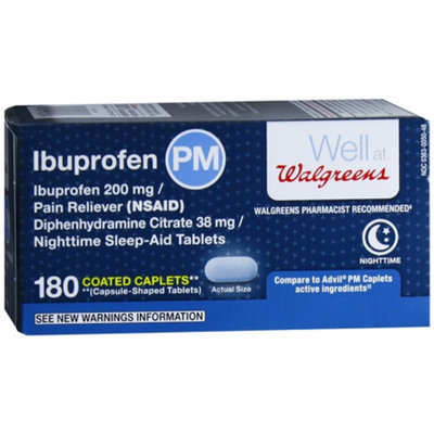 Walgreens Ibuprofen PM Coated Caplets