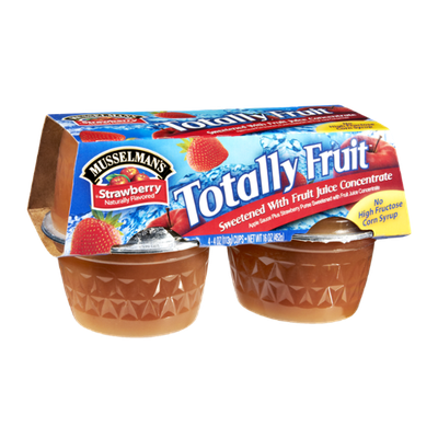 Musselman's Totally Fruit Strawberry Apple Sauce - 4 PK