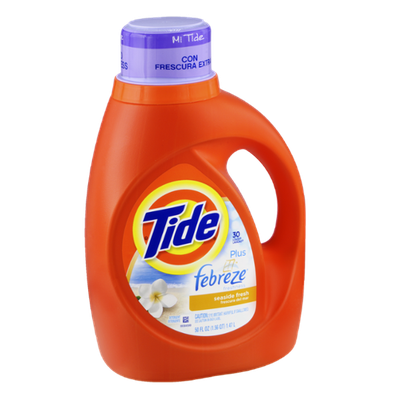 Tide Plus Febreze Seaside Fresh Laundry Detergent