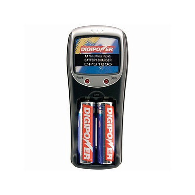 Digipower Rapid Battery Travel Charger with 2AA Re-Chargeable Batteries