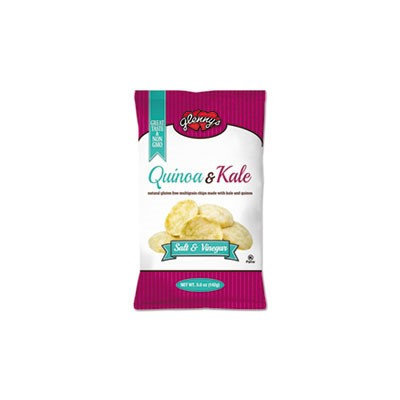Glenny's Quinoa & Kale Gluten Free Multi Grain Chips, Salt & Vinegar, 5 oz Bag