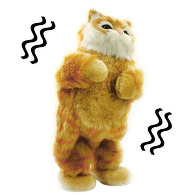 Party Animals Brown Cat Dancing Pet Speaker