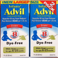 Infants' Advil Pain and Fever White Grape Flavored Concentrated Drops 1 Fl. Oz (Pack of 2)