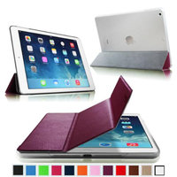 Fintie Semi Transparent Hard Shell Case Cover for iPad Mini 2 (2013 Edition) and Mini (2012 Edition), Purple/Frost