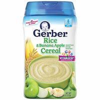 Gerber Rice & Banana Apple Cereal Baby Food
