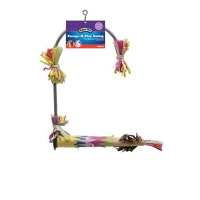 Super Pet Forage-N-Play Swing Bird Cage