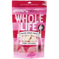 Whole Life Pet Products Whole Life Pet Single Ingredient USA Freeze Dried Salmon Filet Treats for Cats, 1-Ounce
