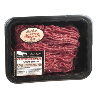 Glatt Ground Beef 80% Lean Kosher Fresh