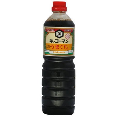 Kikkoman Umakuchi Soy Sauce, 33.8-Ounce (Pack of 3)