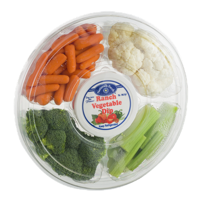 Del Monte® Vegetable Platter with Ranch Vegetable Dip