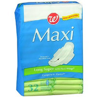 Walgreens Maxi Pads with Flexi-Wings Long Super