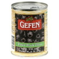 Gefen Black Pitted Olives 19oz.