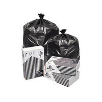 Pitt Plastics Black Star Can Liners, 33 Gal., 0.68 mil, Heavy-Weight