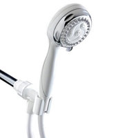 Waterpik NVL-651C PowerSpray+ Hand-held 6-Function Showerhead - White