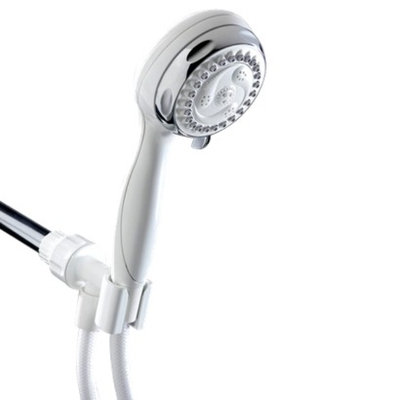 Waterpik NVL-651C PowerSpray+ Hand-held 6-Function Showerhead - White