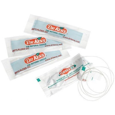 Dr. Ken's Dental Floss Singles, Fresh Mint (30 Flosses)