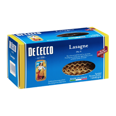 De Cecco Lasagne Noodles