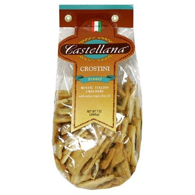 Castellana Crostini Italian Crackers, Fennel, 7-Ounce Bags (Pack of 12)