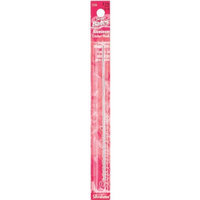 Susan Bates 5-1/2-Inch Silvalume Aluminum Crochet Hook, 3.25mm, Blue