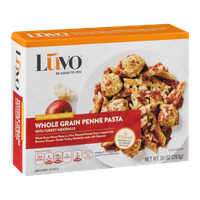 Luvo Whole Grain Penne Pasta with Turkey Meatballs