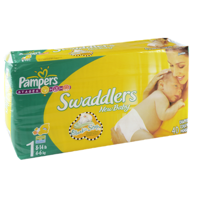 Pampers Stages Swaddlers New Baby Diapers