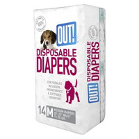 OUT! International Simply OUT! Pet Diapers 14-pk. - M