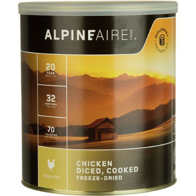 Alpine Aire Foods Chicken, Cooked/Diced, FD #10 Can