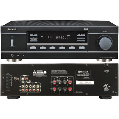 Sherwood Stereo Receiver - 105W RMS, 2 Channel, Tone Direct, 4 Gang FM Front End, AM/FM, System Illumination, Large Fluo
