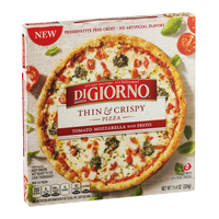 DiGiorno Thin & Crispy Pizza Tomato Mozzarella with Pesto