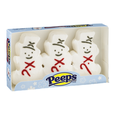 Peeps Marshmallow Snowmen - 3 CT
