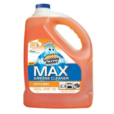 Scrubbing Bubbles Max Grease Cleaner Kitchen Refill, 128 fl oz