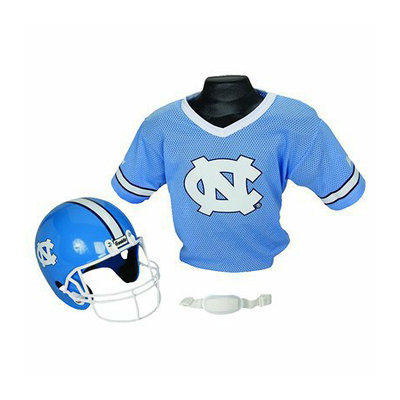 Franklin Sports North Carolina Helmet/Jersey set- OSFM ages 5-9